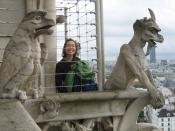 Joylani atop Notre Dame