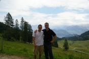 Matt and Alex on Mt. Pilatus, Lucerne