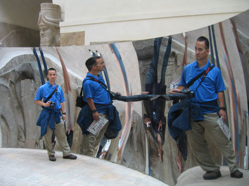 Three Matts in the Louvre